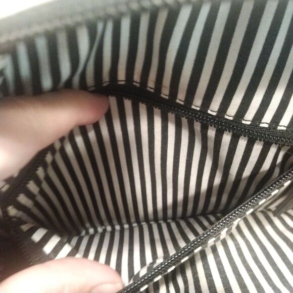 Luv Betsey Johnson Kitsch Backpack Leopard Cat Medium Bag Purse Black White - Picture 11 of 14